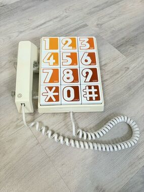 Vintage  Western Electric Giant Big Button Touch Tone Telephone 1970s